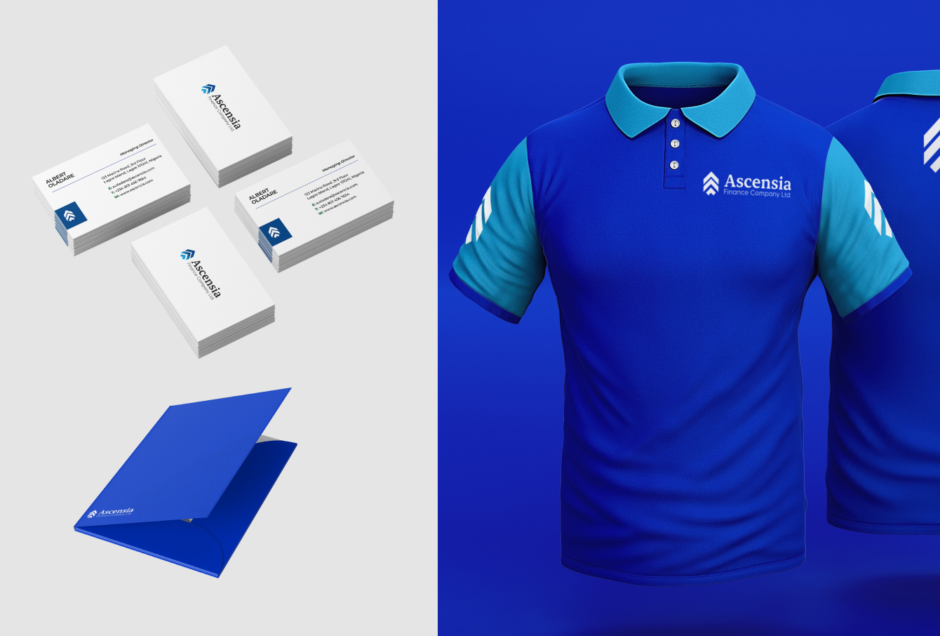Ascencia Branding identity presentation three